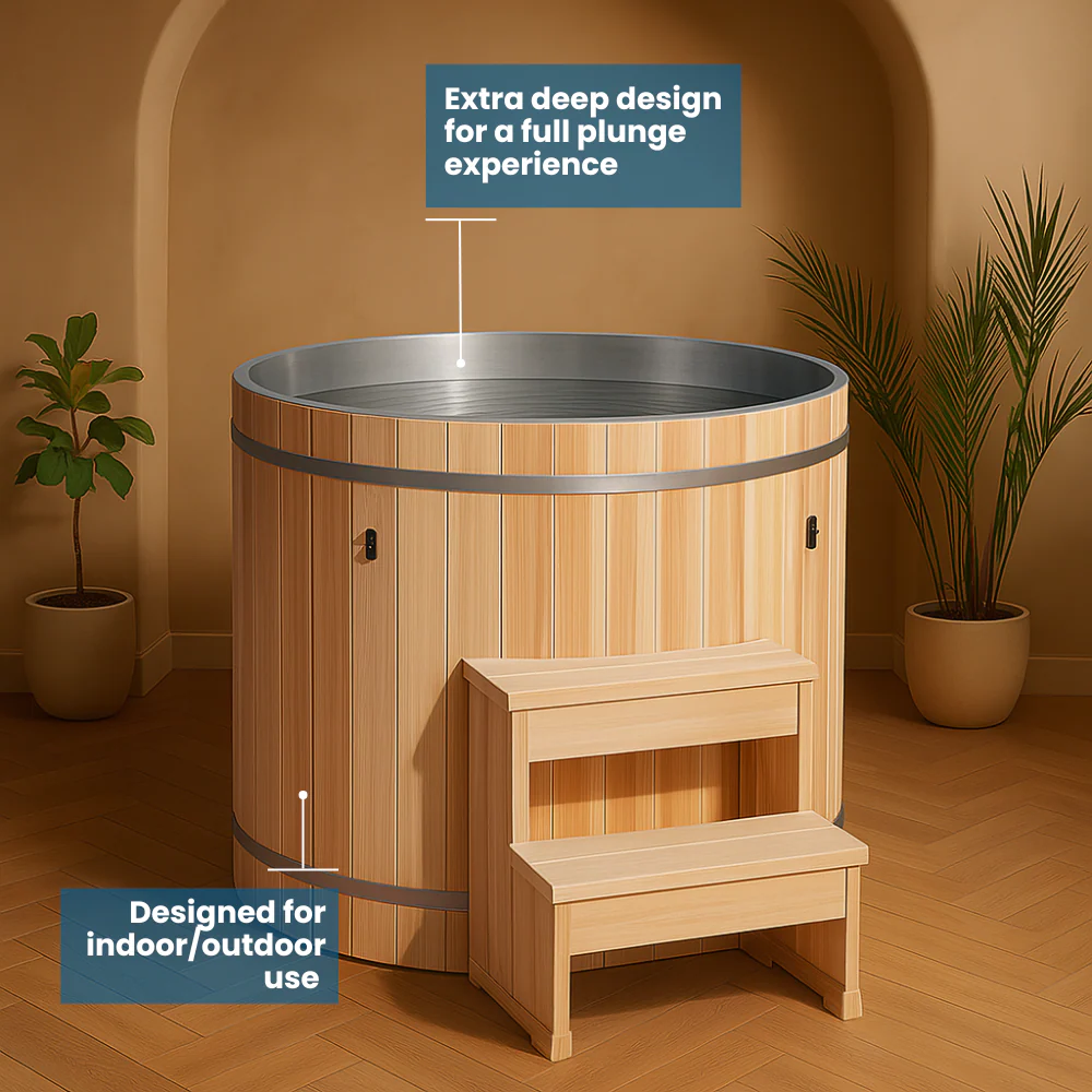 Barrel Cold Plunges - Stainless - Image 3