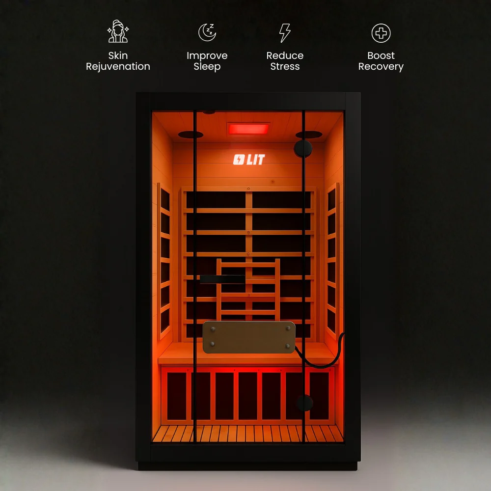 BeautyBox Full Spectrum Infrared + Red light Sauna - Image 3
