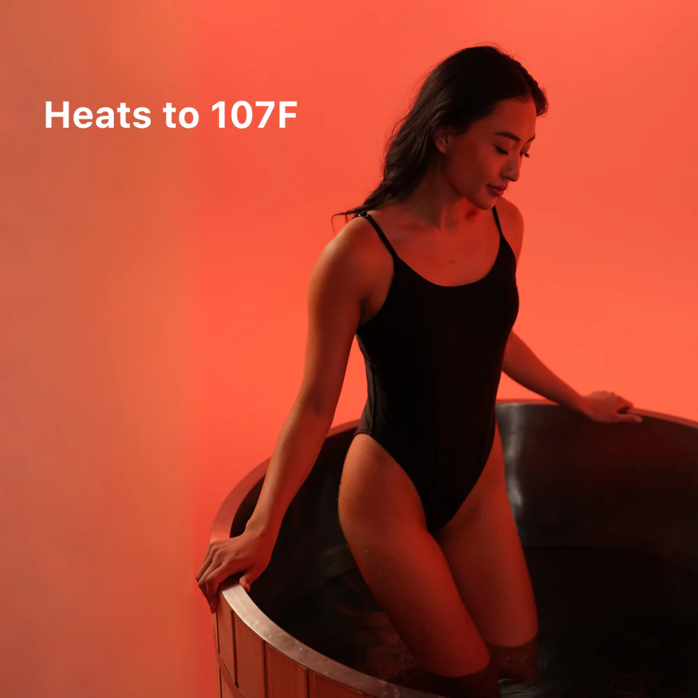 Cedar Barrel Cold Plunge + Solis Traditional Sauna (6) - Image 8