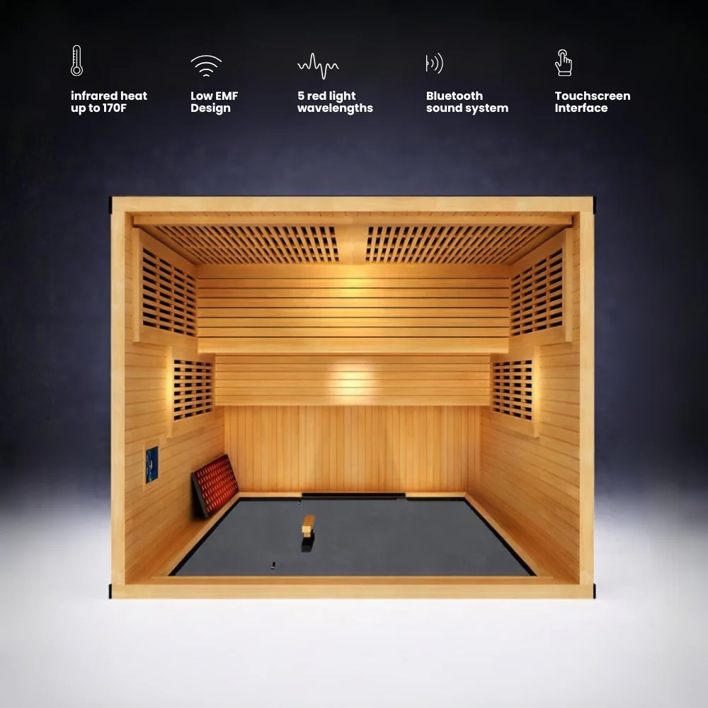 Forge Full Spectrum Infrared + Red light Sauna (3-4) - Image 3