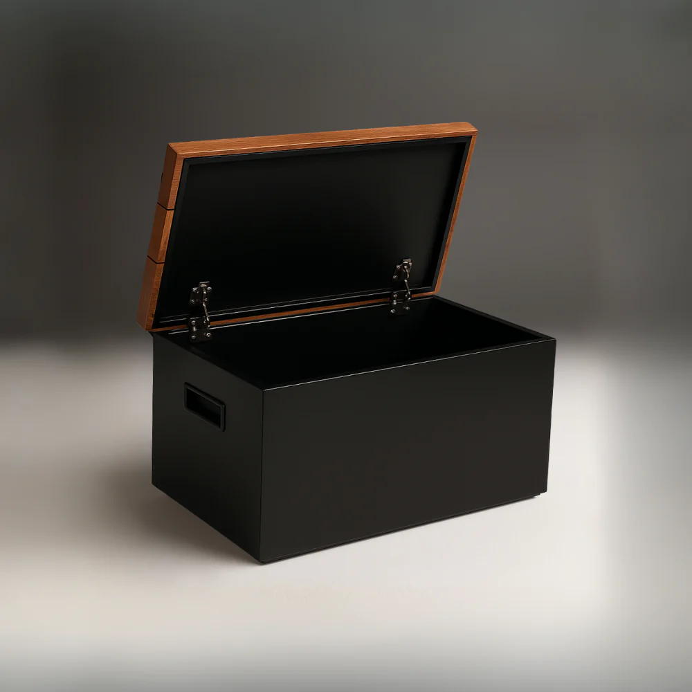 Stealth Cedar Step Stool with Storage - Image 3